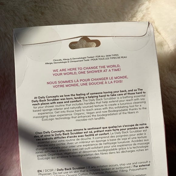NIB Daily Concepts Organic Daily Back Scrubber. 2 Available! - Picture 6 of 13